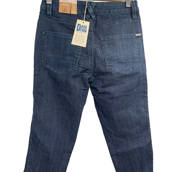 Prana Oday Skinny Jeans Stretch Mid Rise Blue Indigo Size 2/26 - Picture 6 of 10